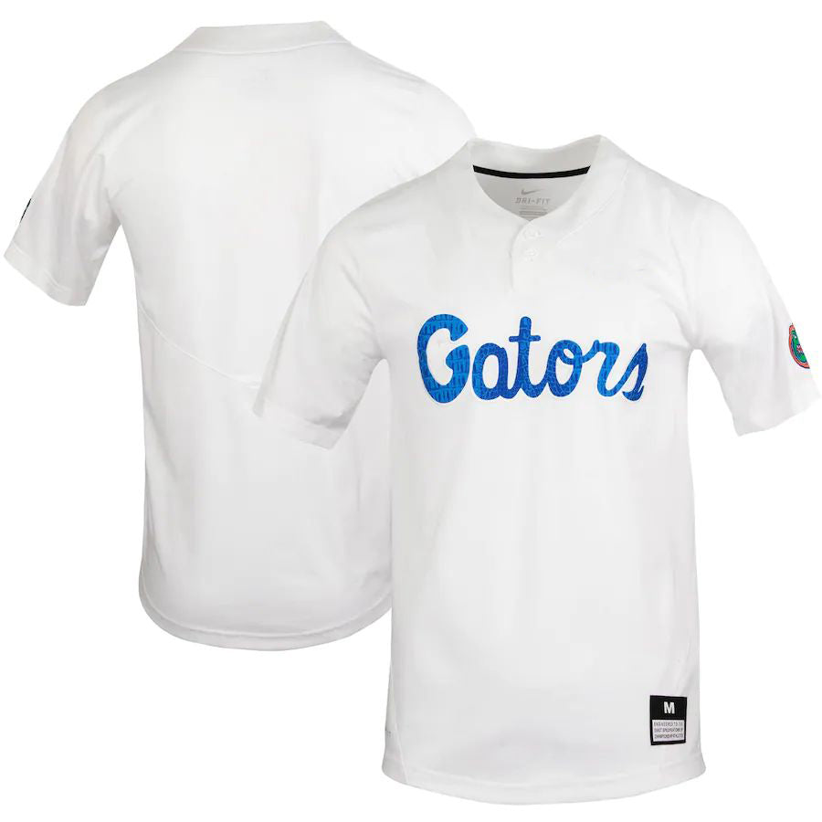 F.Gators Replica Softball Jersey White Stitched American College Jerseys - Main View