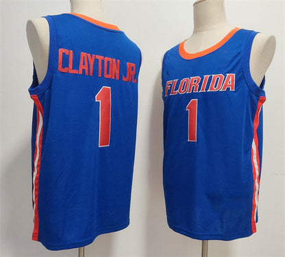 F.Gators #1 Walter Clayton Jr. Royal Stitched Basketball American College Jerseys - Main View