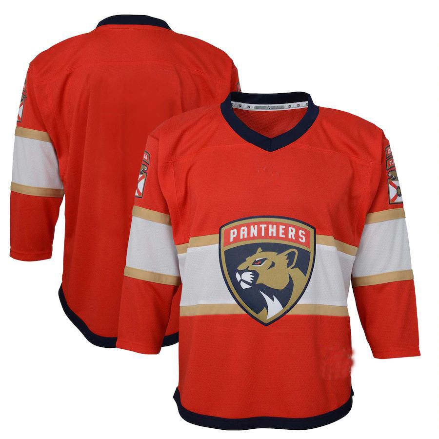 F.Panthers Preschool Home Replica Jersey Red Stitched American Hockey Jerseys - Main View