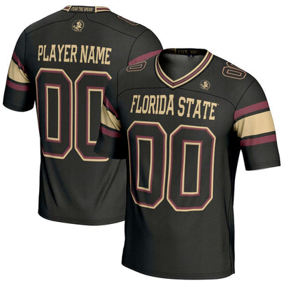Custom F.State Seminoles GameDay Greats NIL Pick-A-Player Football Jersey - Black American College Jerseys - Main View