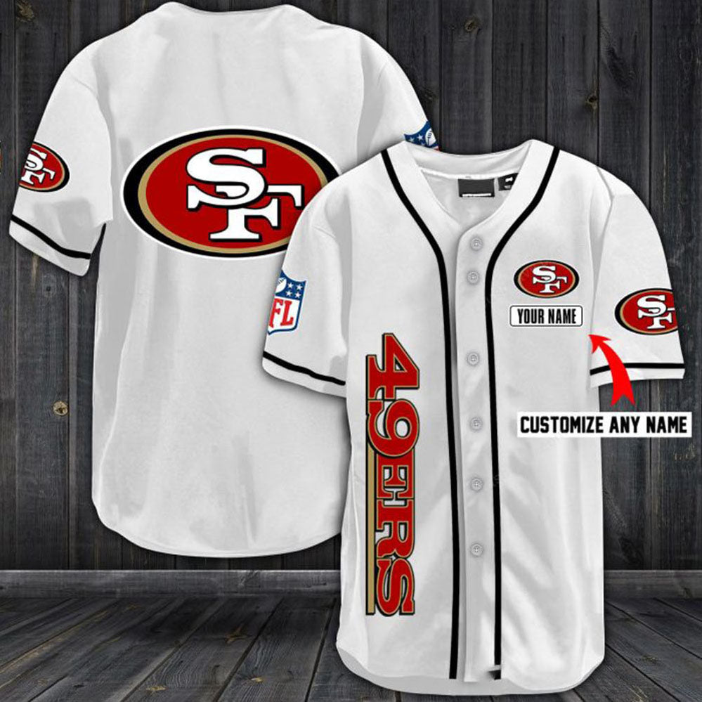 Football T-Shirts SF.49ers Baseball Customized Jersey view 5