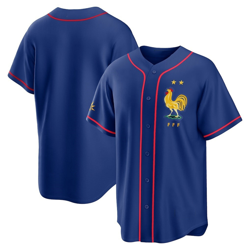 France National Team x Blue Stadium Replica Jersey - Main View