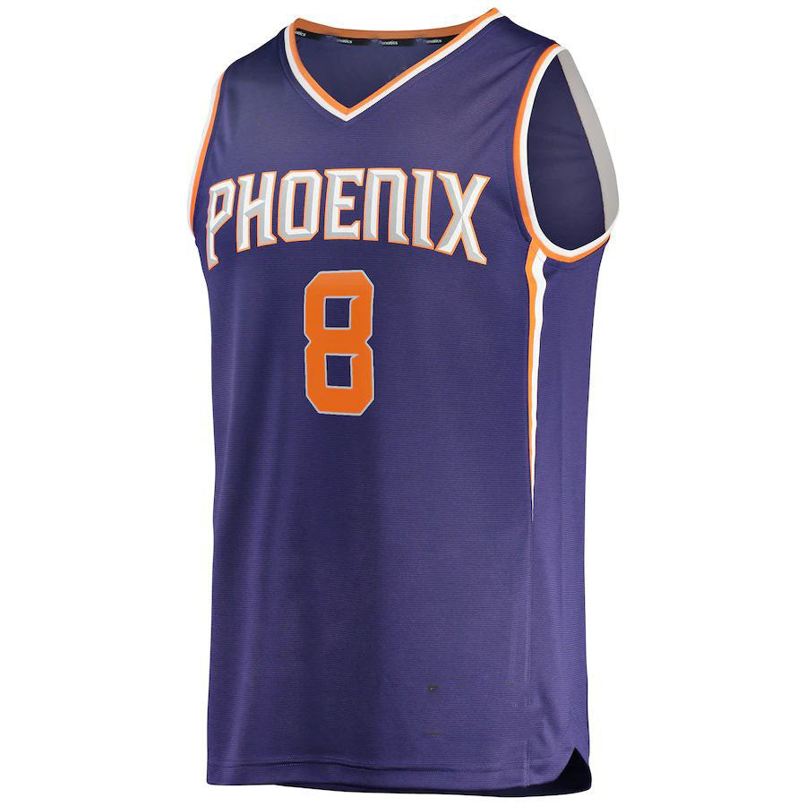 P.Suns #8 Frank Kaminsky III Fanatics Branded  Fast Break Player Jersey Icon Edition Purple Stitched American Basketball Jersey - Main View