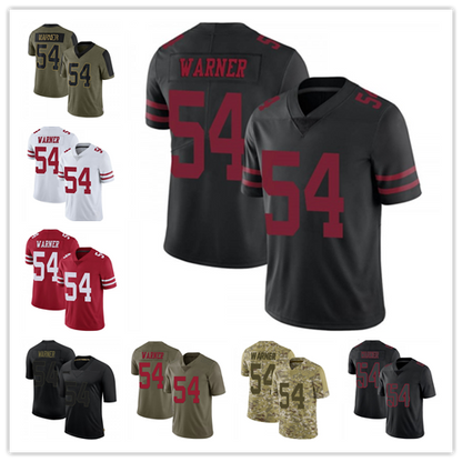 Men's #54 Fred Warner SF.49ers Limited Stitched Jerseys - Main View