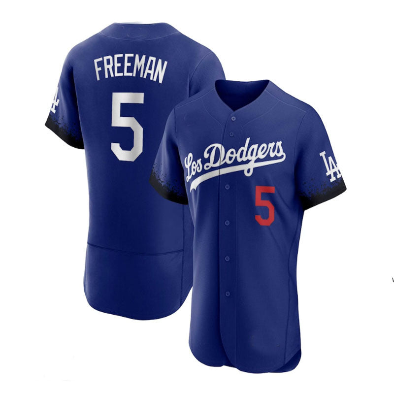 Los Angeles Dodgers #5 Freddie Freeman City Connect Authentic Player Jersey Baseball Jerseys - Main View