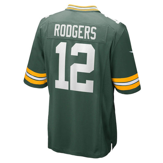 GB.Packers #12 Aaron Rodgers Green Game Team Jersey Stitched American Football Jerseys - Main View