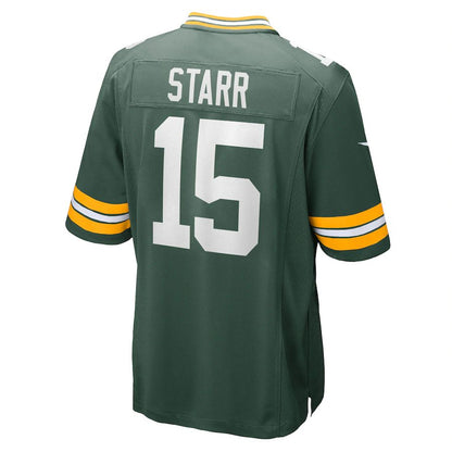 GB.Packers #15 Bart Starr Green Retired Player Game Jersey Stitched American Football Jerseys - Main View