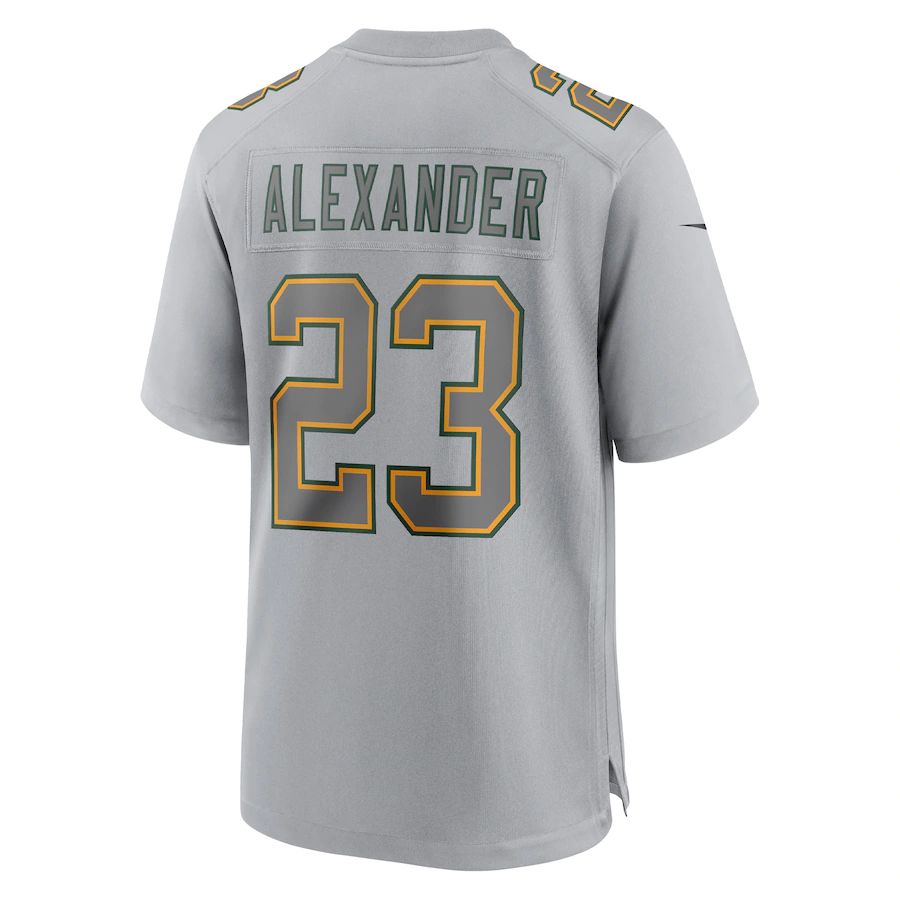GB.Packers #23 Jaire Alexander Gray Atmosphere Fashion Game Jersey Stitched American Football Jerseys - Main View