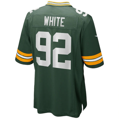 GB.Packers #92 Reggie White Green Game Retired Player Jersey Stitched American Football Jerseys - Main View