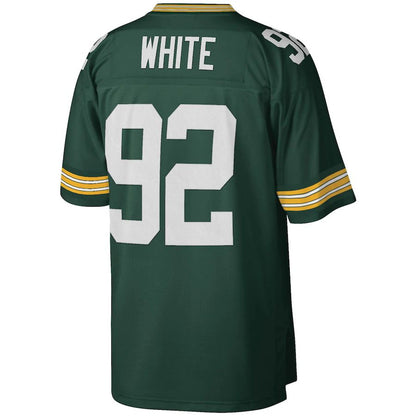 GB.Packers #92 Reggie White Mitchell & Ness Green 1996 Legacy Replica Jersey Stitched American Football Jerseys - Main View