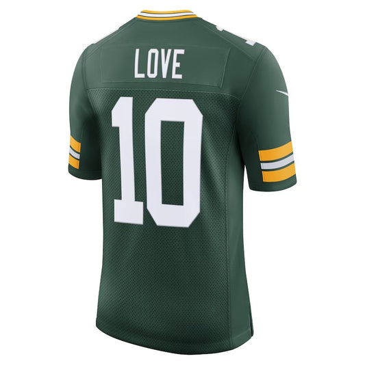 GB.Packers #10 Jordan Love Green Team Vapor Untouchable Limited Stitched American Football Jerseys - Main View
