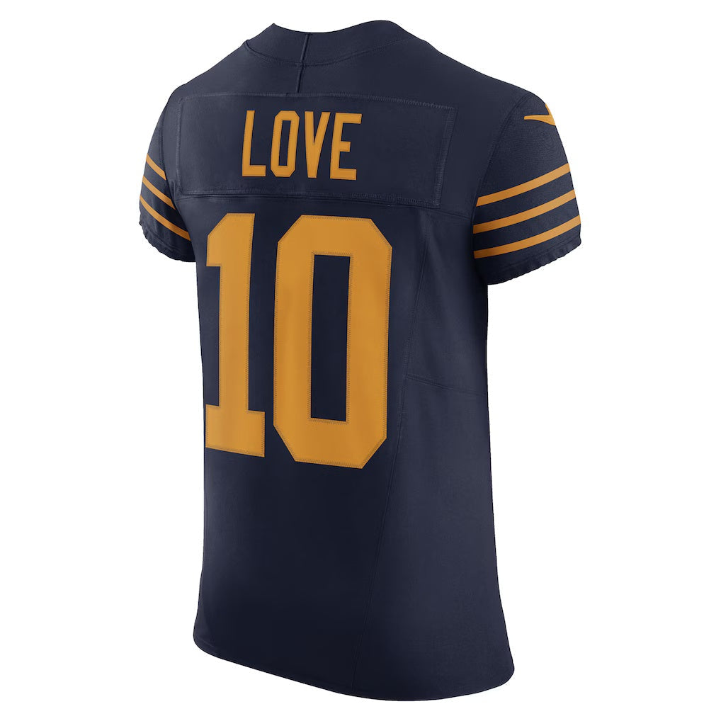 GB.Packers #10 Jordan Love Navy The 1923 Classic Vapor F.U.S.E. Elite American Football Jerseys - Main View