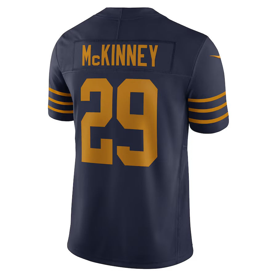 GB.Packers #29 Xavier McKinney Navy The 1923 Classic Vapor F.U.S.E. Limited American Football Jerseys - Main View