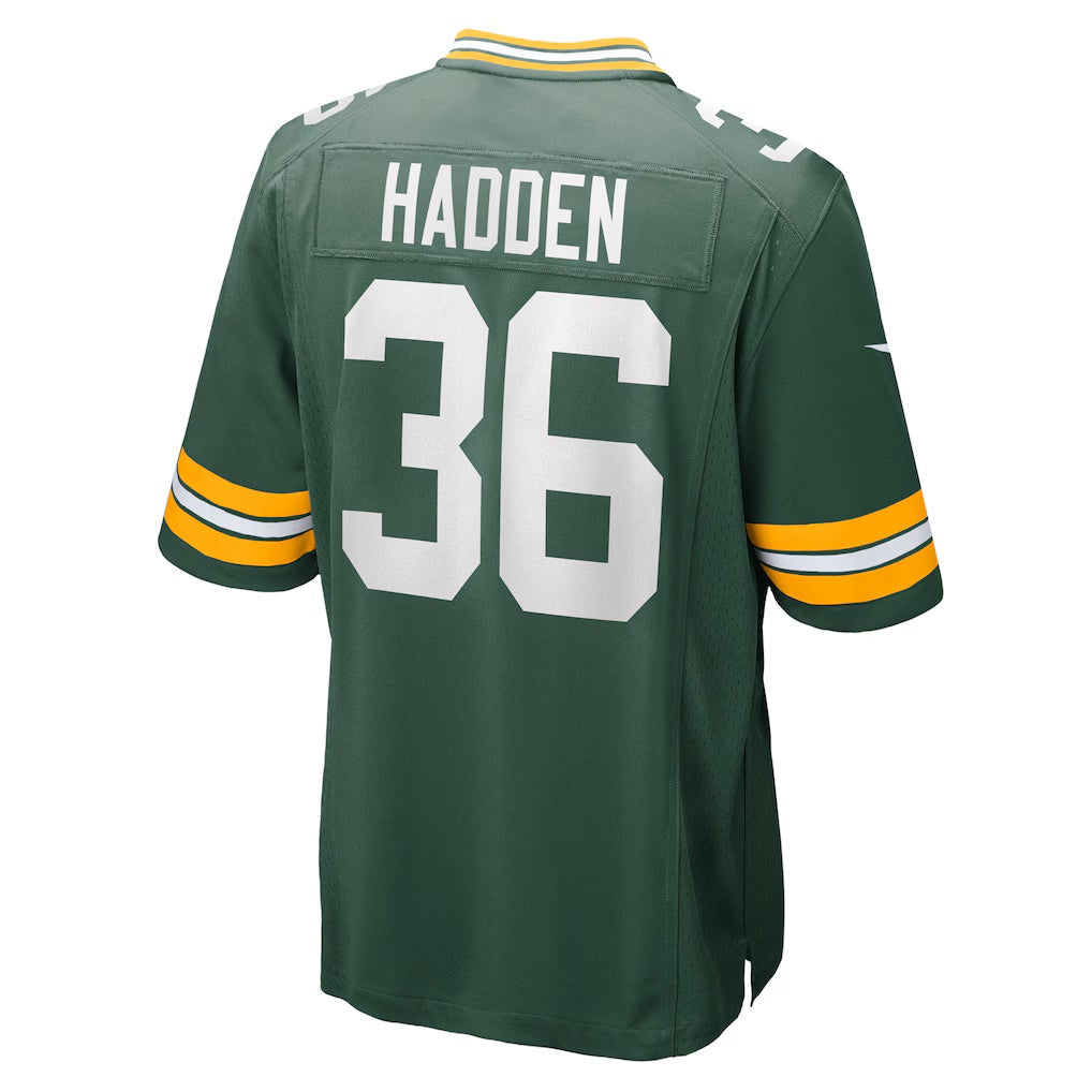 GB.Packers #36 Kamal Hadden Green Team Game American Football Jerseys - Main View