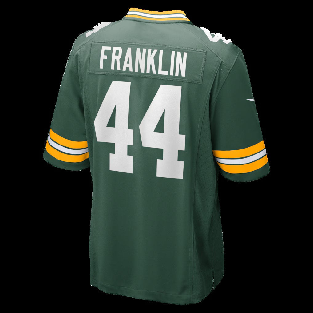 GB.Packers #44 Zaire Franklin Green Game American Football Jerseys - Main View