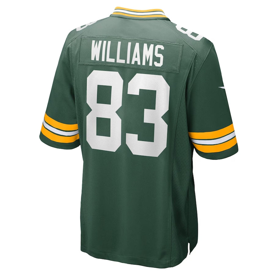 GB.Packers #83 Savion Williams Green Team Game Stitched American Football Jerseys - Main View