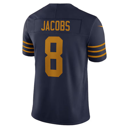 GB.Packers #8 Josh Jacobs Navy The 1923 Classic Vapor F.U.S.E. Limited American Football Jerseys - Main View