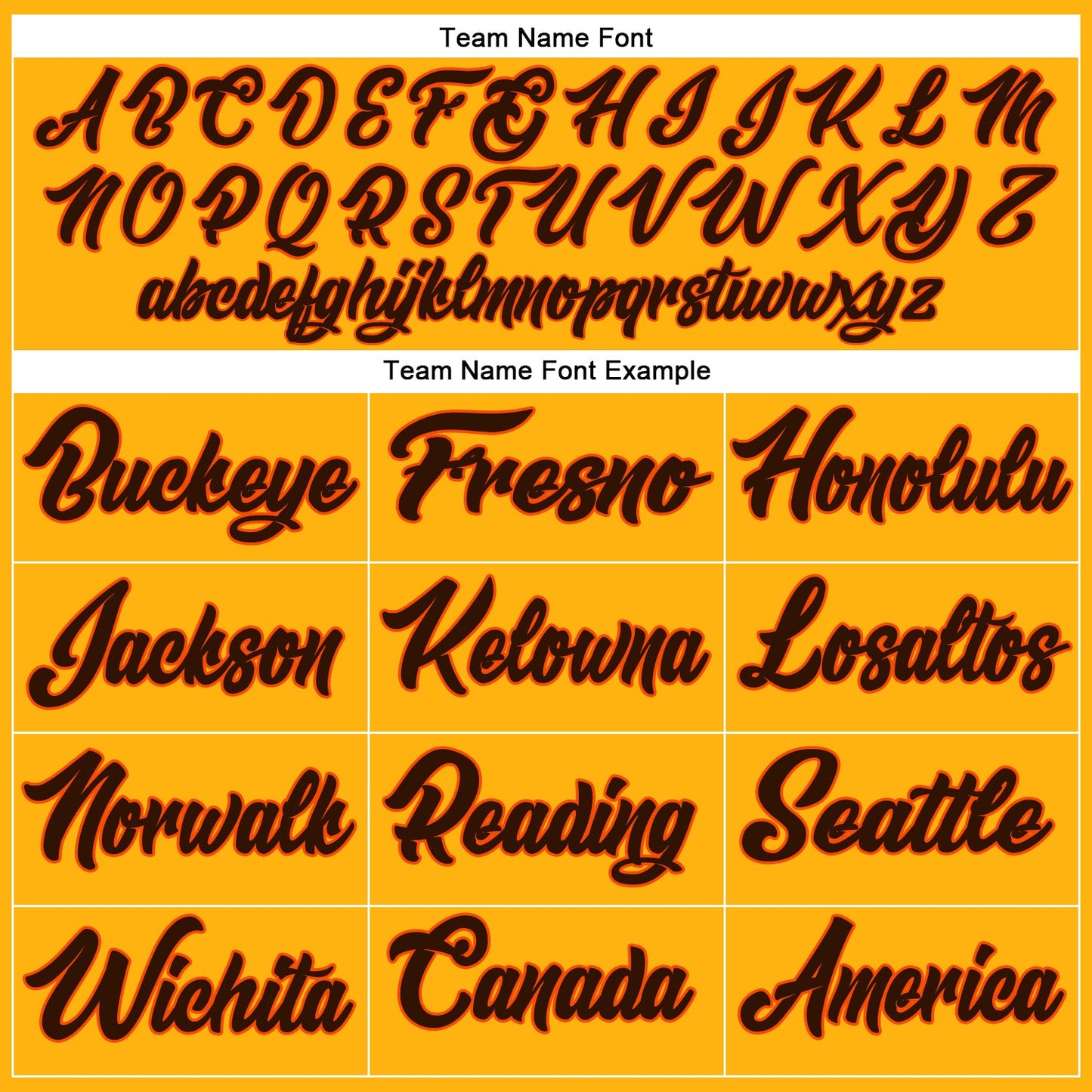 Custom Gold Brown-Orange Authentic Baseball Jersey view 4