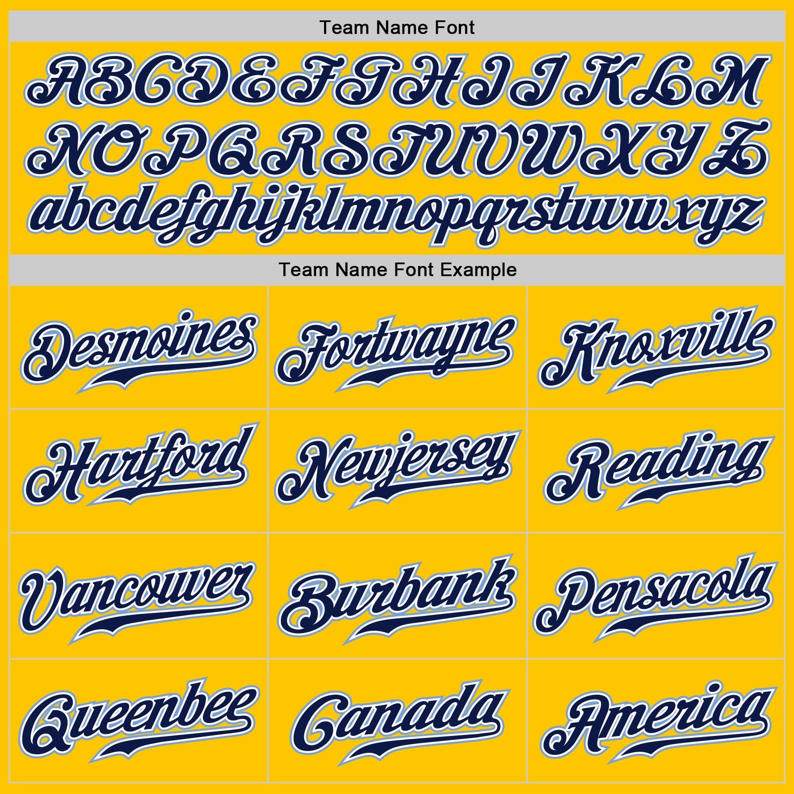 Custom Yellow Navy Pinstripe Navy-Light Blue Authentic Baseball Jersey view 5