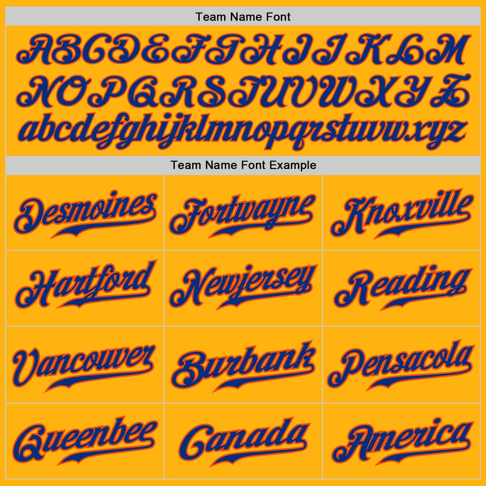 Custom Gold Royal-Orange Authentic Baseball Jersey view 4