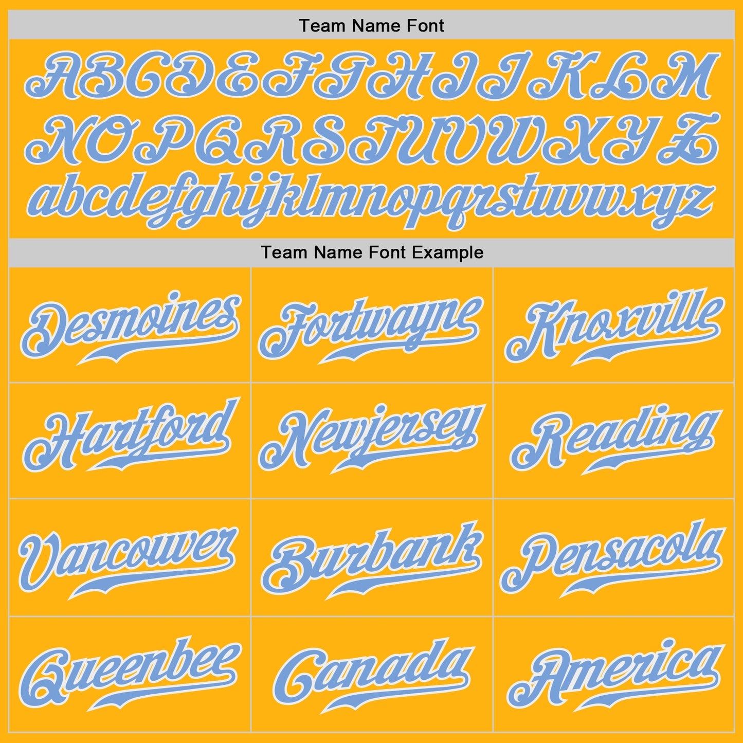 Custom Gold Light Blue-White Authentic Baseball Jersey view 4