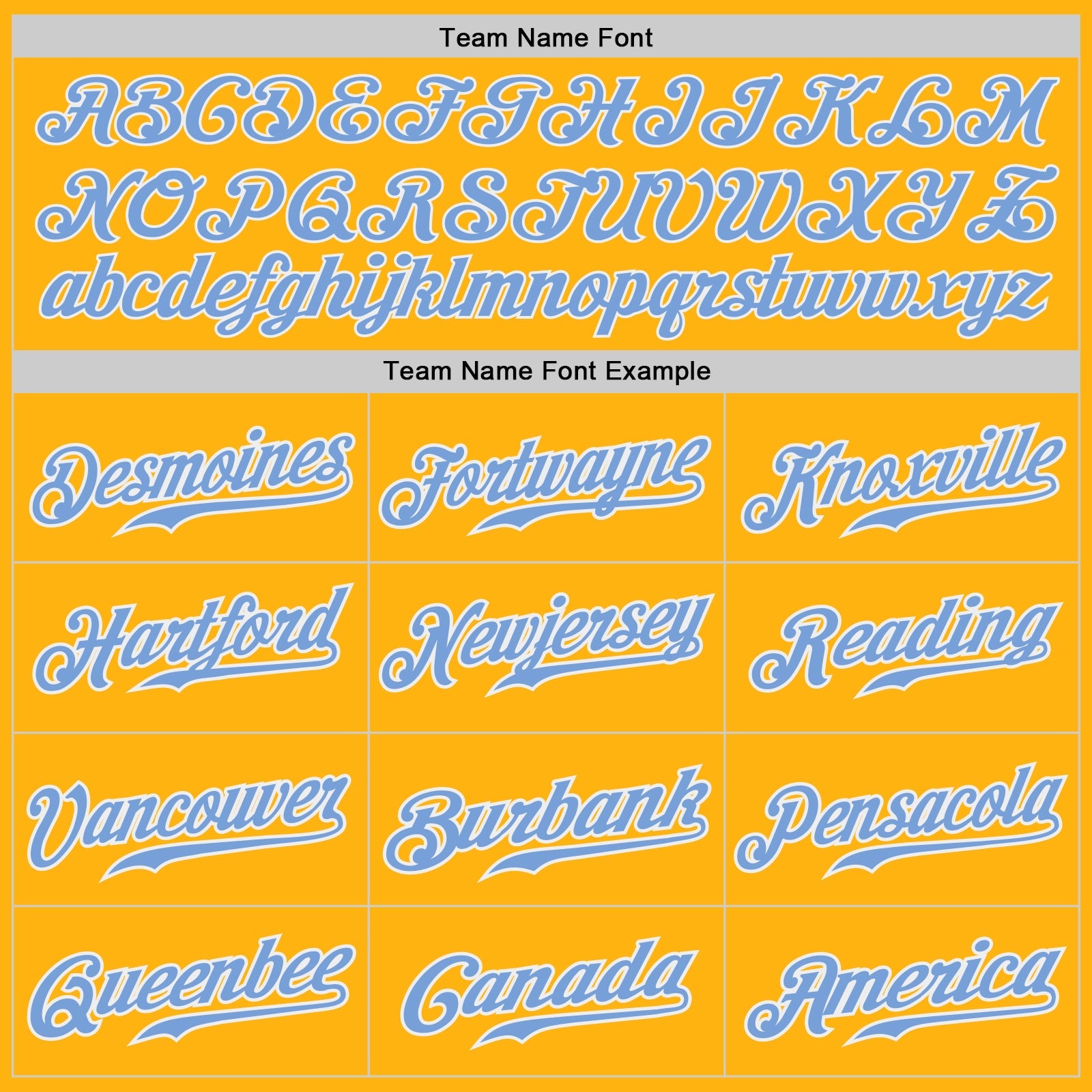Custom Gold Light Blue-White Authentic Baseball Jersey view 4