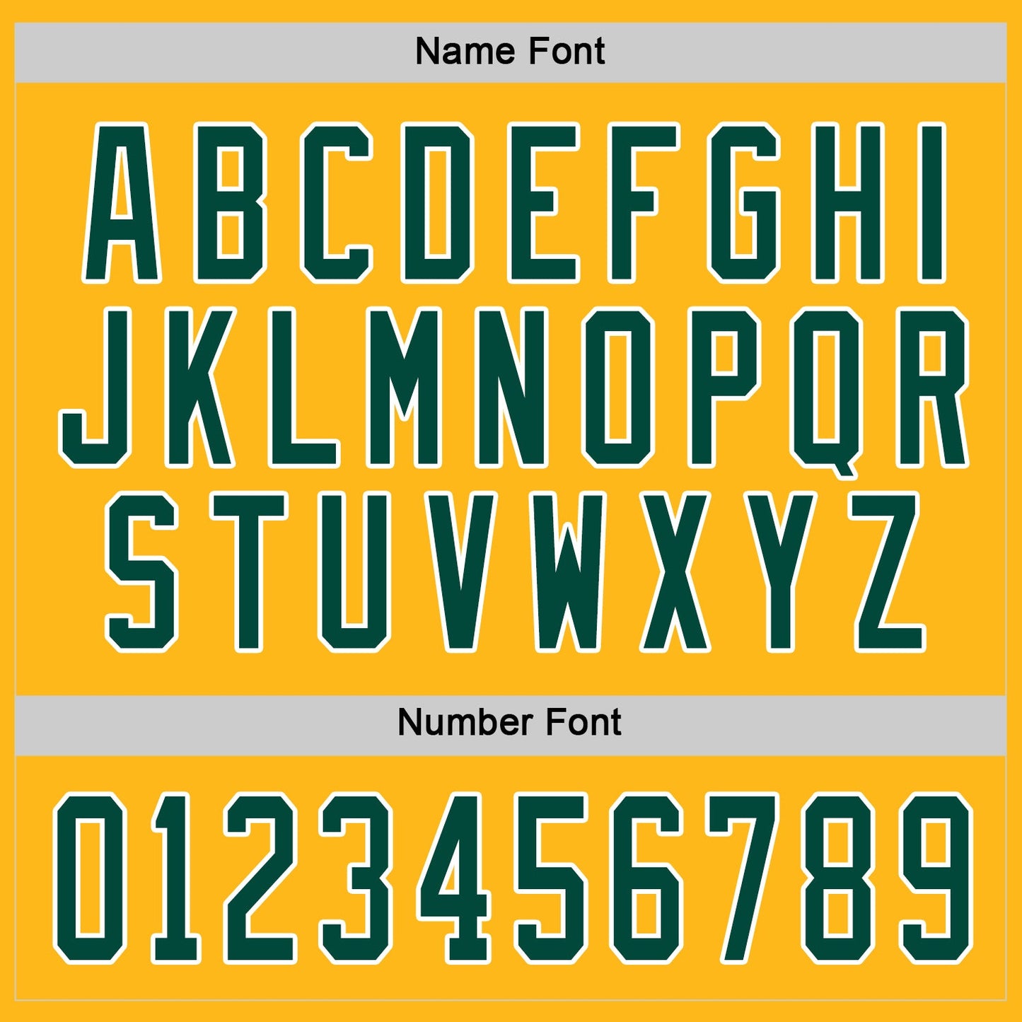 Custom Gold Green-White Hockey Jersey view 4