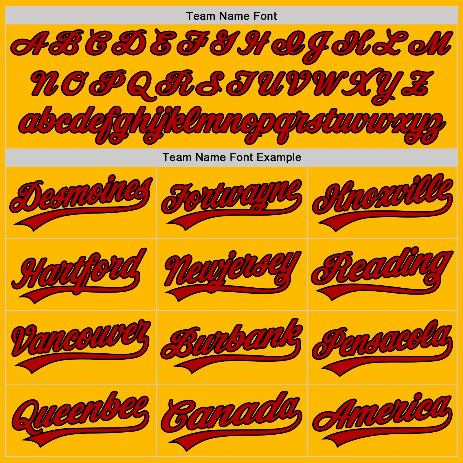 Custom Gold Red-Black Authentic Baseball Jersey view 4