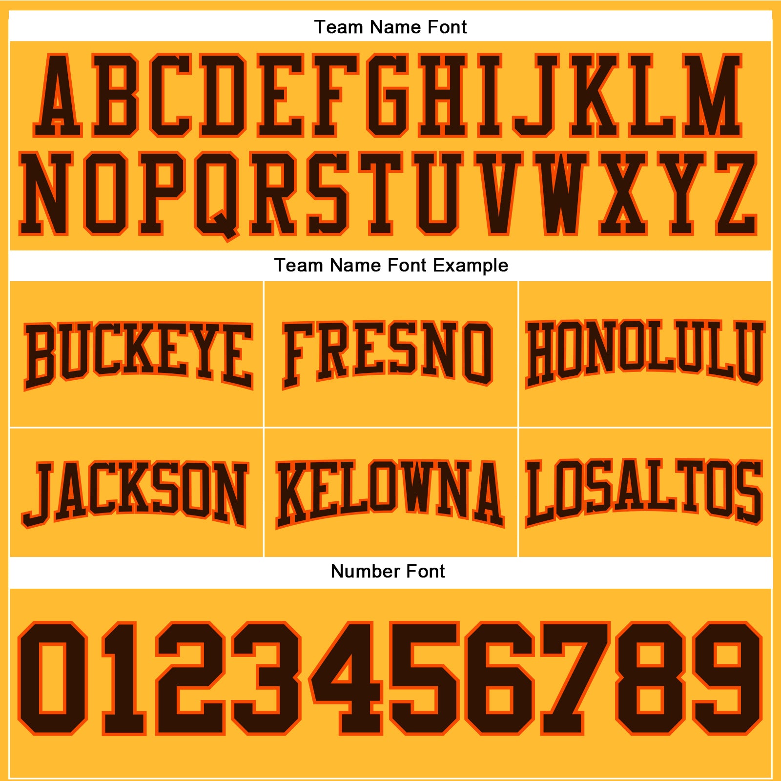 Custom Stitched Gold Brown-Orange Football Pullover Sweatshirt Hoodie view 3