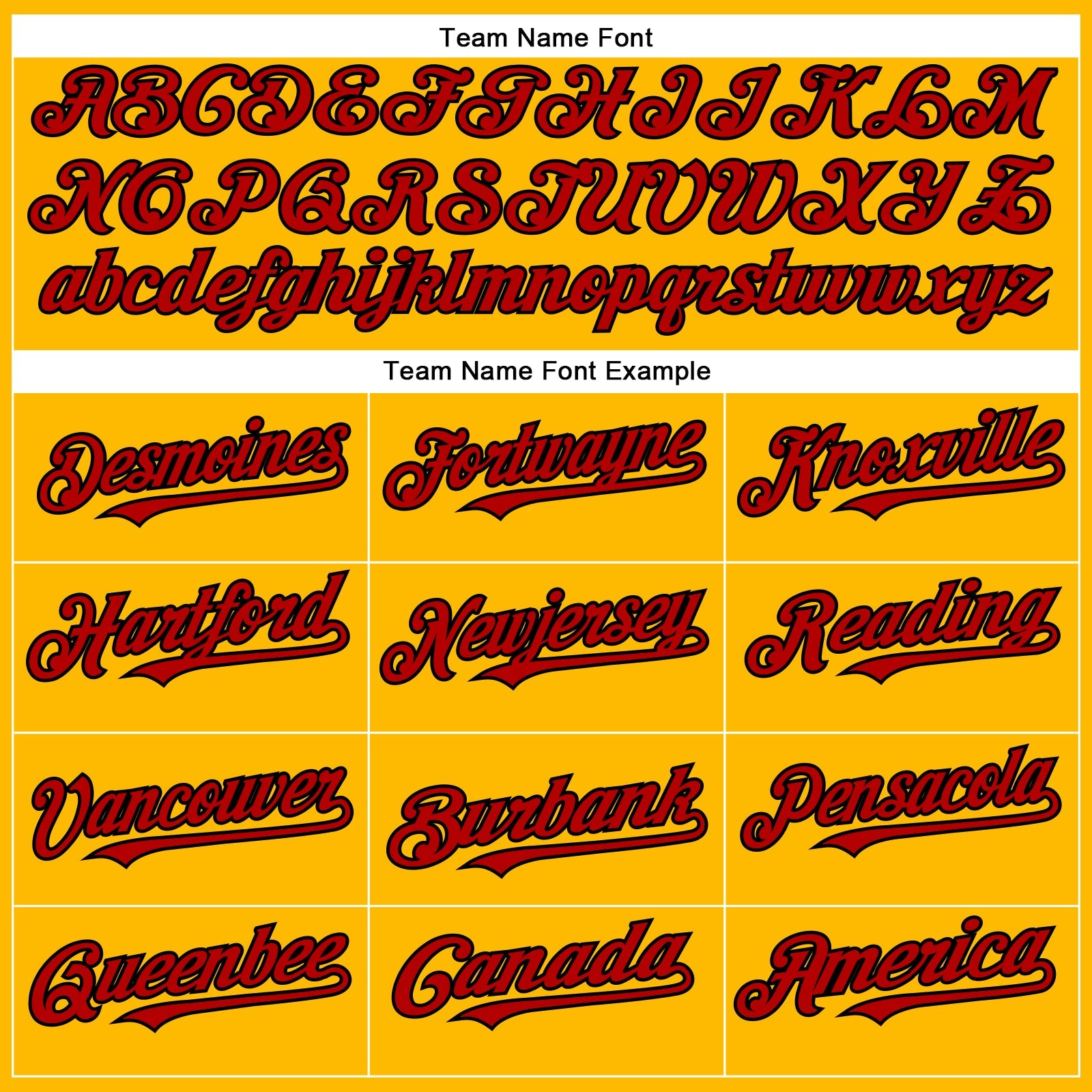 Custom Gold Red-Black Authentic Baseball Jersey view 4