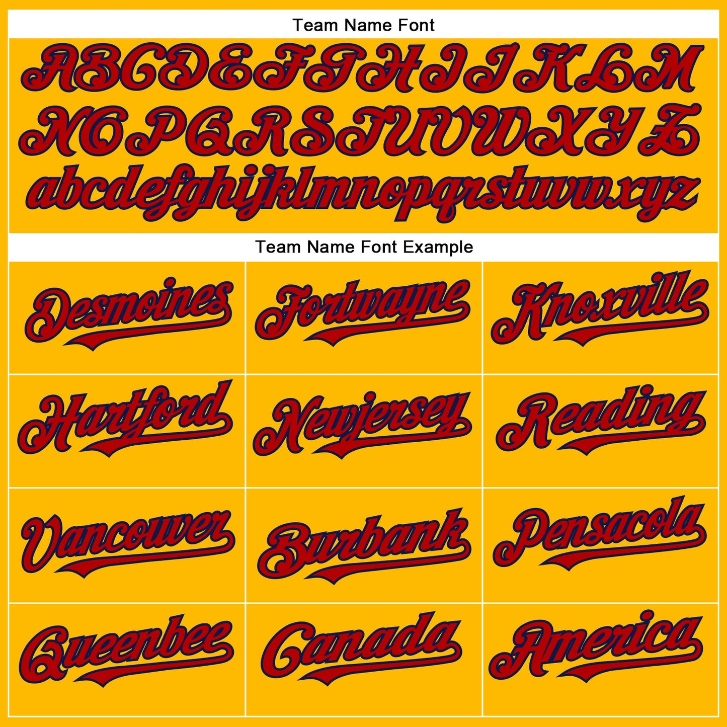Custom Gold Red-Navy Authentic Baseball Jersey view 4