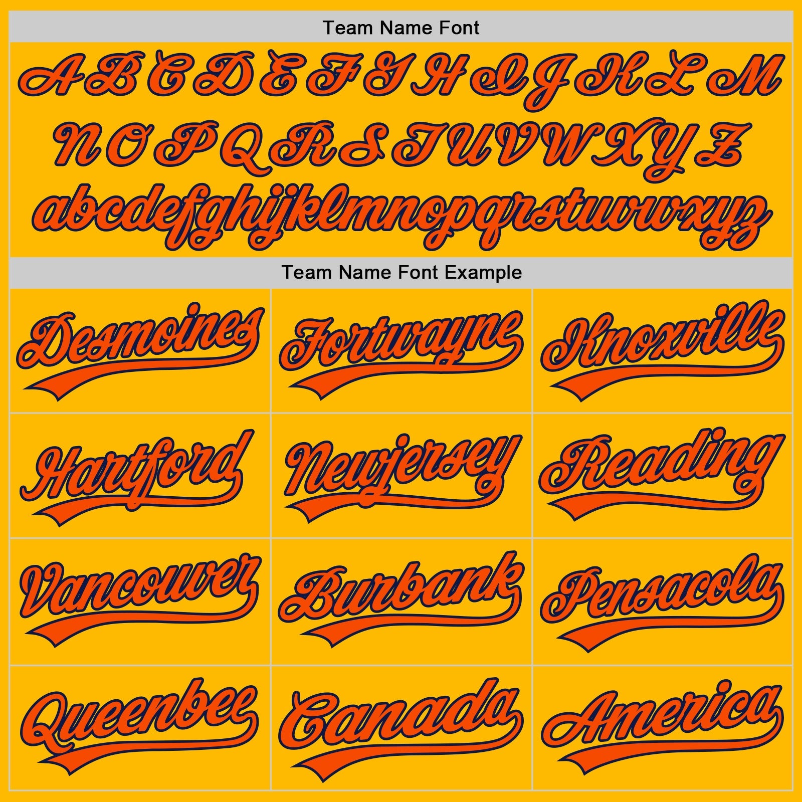 Custom Gold Orange-Navy Authentic Throwback Baseball Jersey view 4