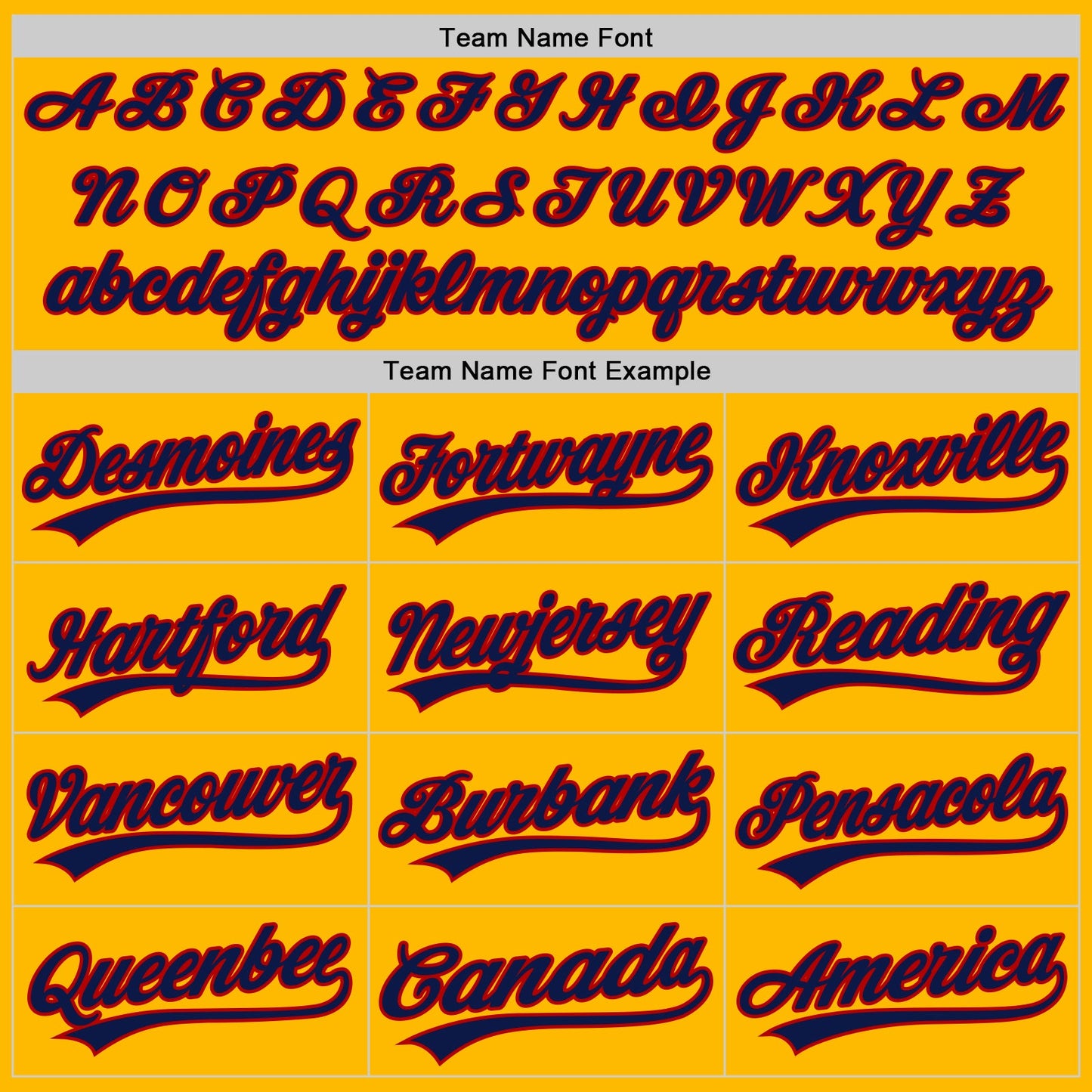 Custom Gold Navy-Red Authentic Throwback Baseball Jersey view 4