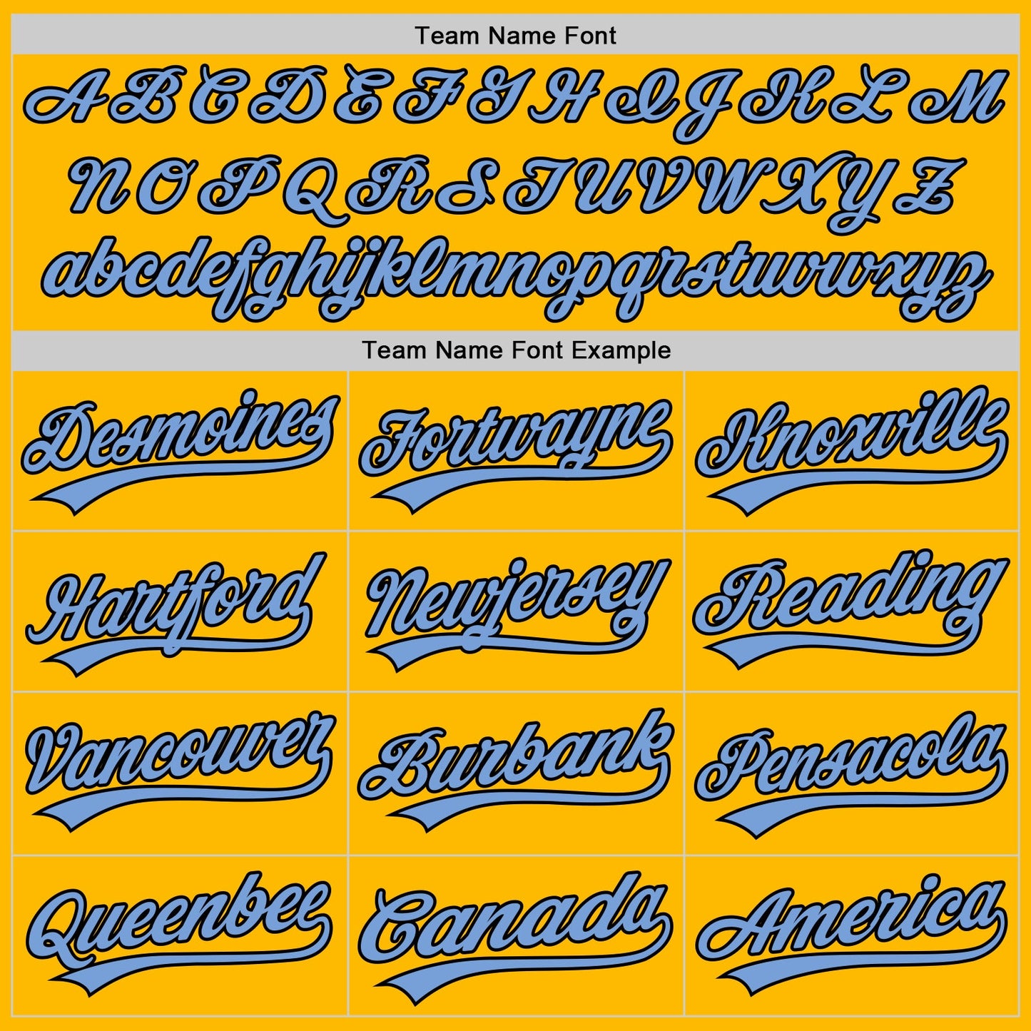 Custom Gold Light Blue-Black Authentic Throwback Baseball Jersey view 4