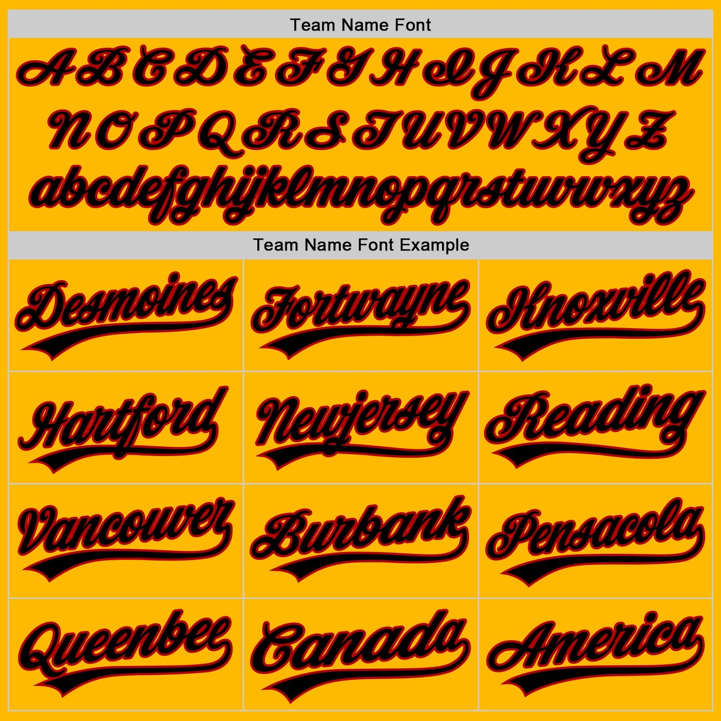 Custom Gold Black-Red Authentic Throwback Baseball Jersey view 4