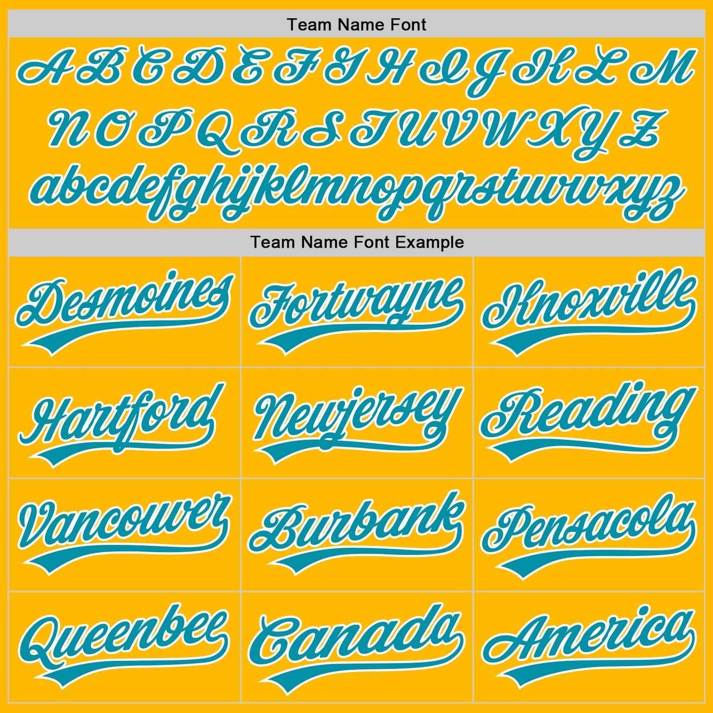 Custom Gold Teal-White Authentic Throwback Baseball Jersey view 4