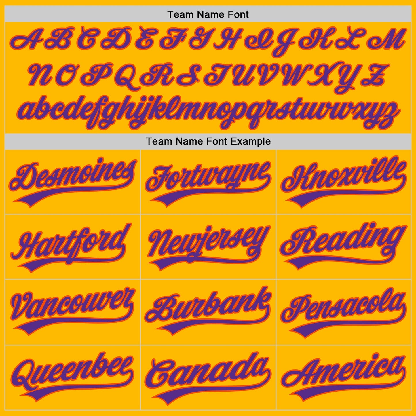 Custom Gold Purple-Orange Authentic Throwback Baseball Jersey view 4