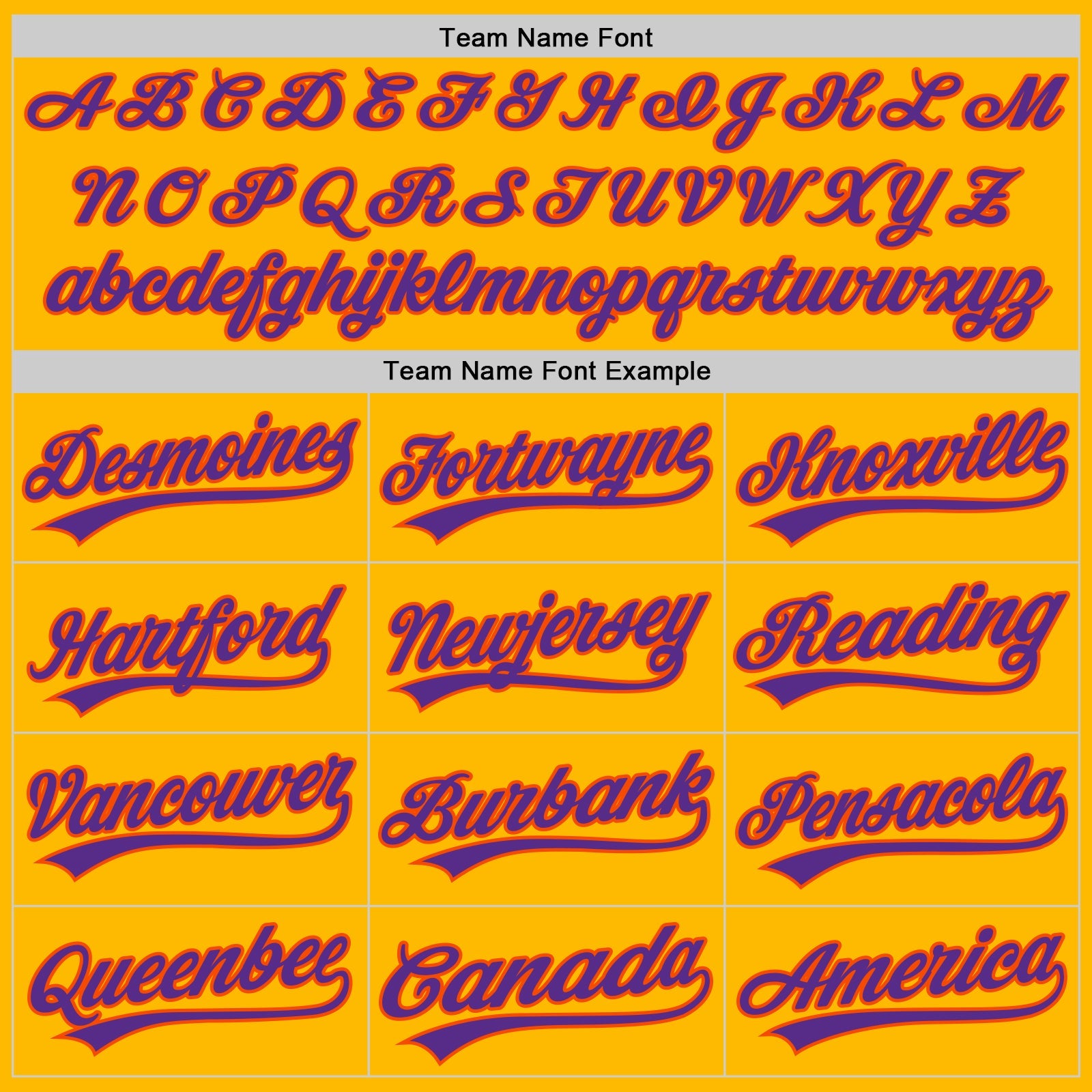 Custom Gold Purple-Orange Authentic Throwback Baseball Jersey view 4