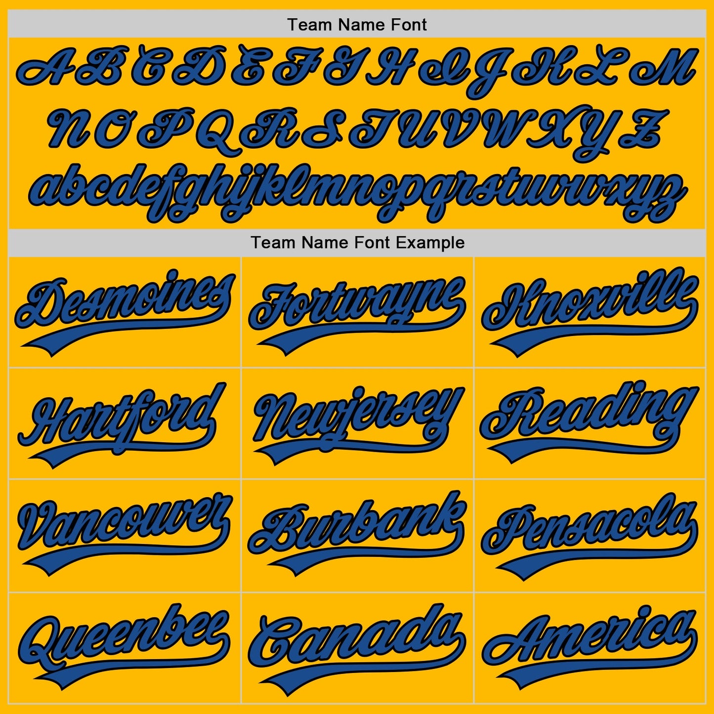 Custom Gold Blue-Black Authentic Throwback Baseball Jersey view 4