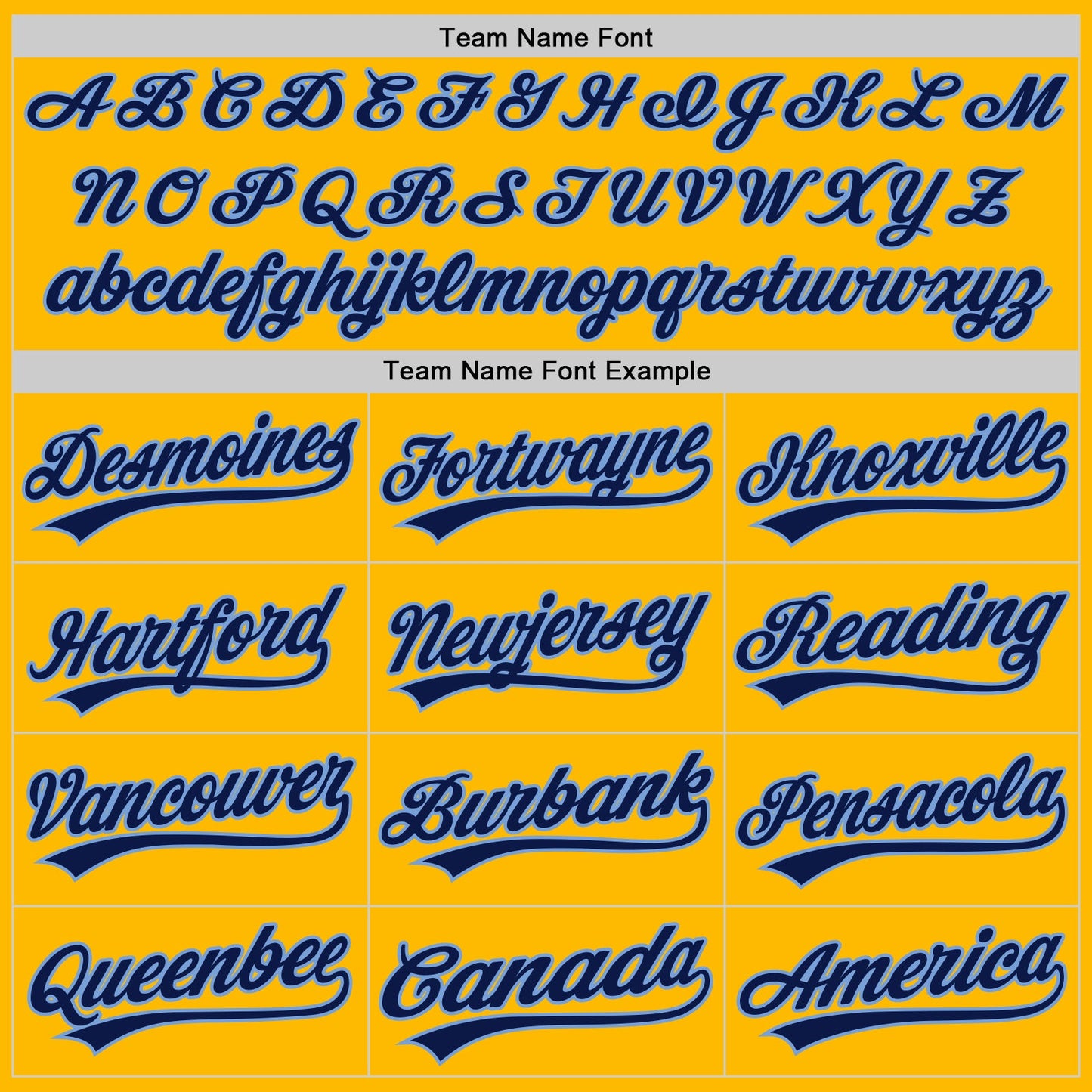 Custom Gold Navy-Light Blue Authentic Throwback Baseball Jersey view 4