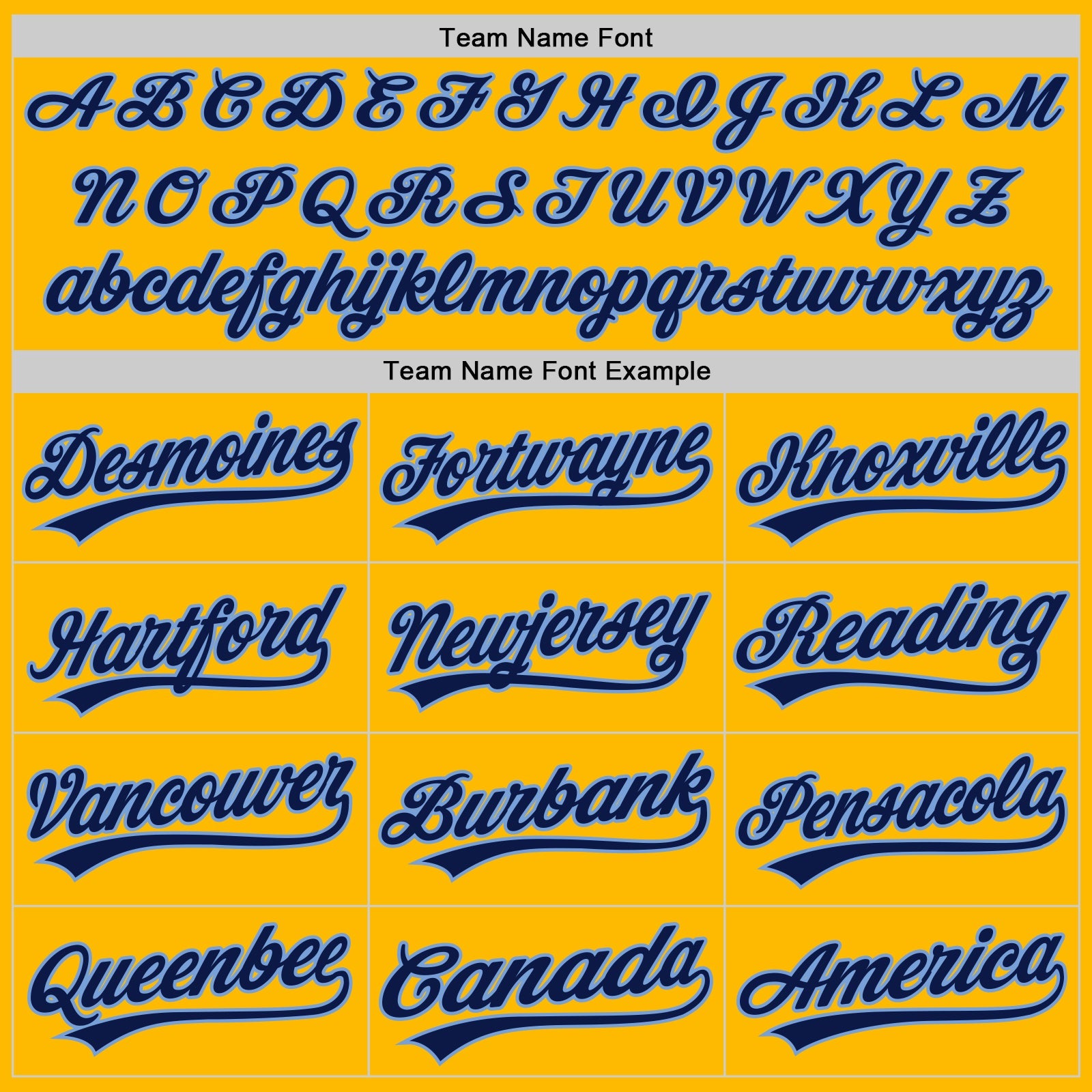 Custom Gold Navy-Light Blue Authentic Throwback Baseball Jersey view 4