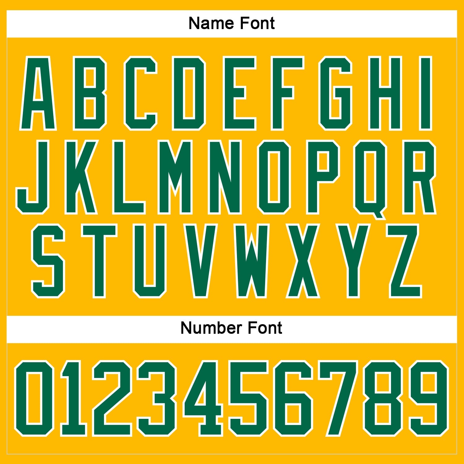 Custom Gold Kelly Green-White Hockey Lace Neck Jersey view 5