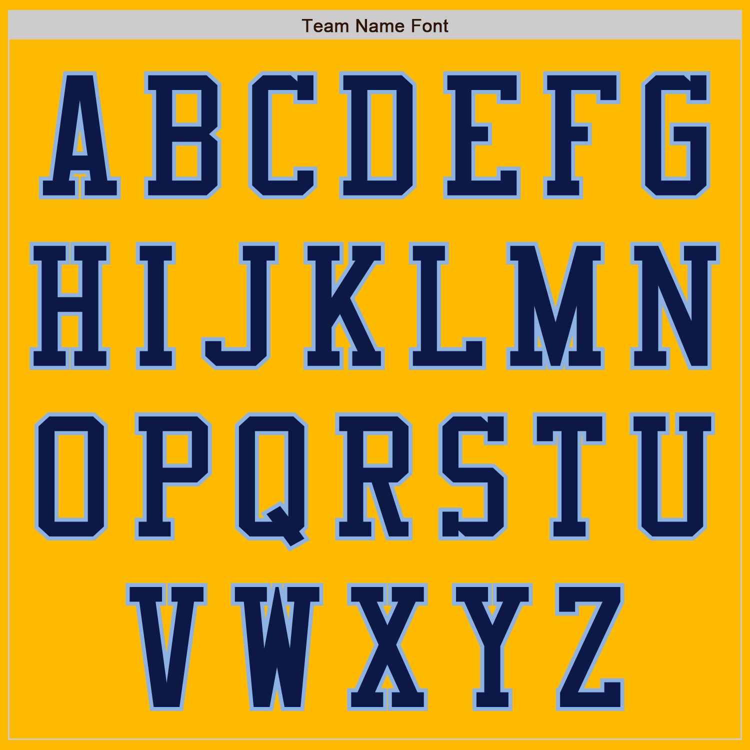 Custom Gold Navy-Light Blue Authentic Baseball Jersey view 3