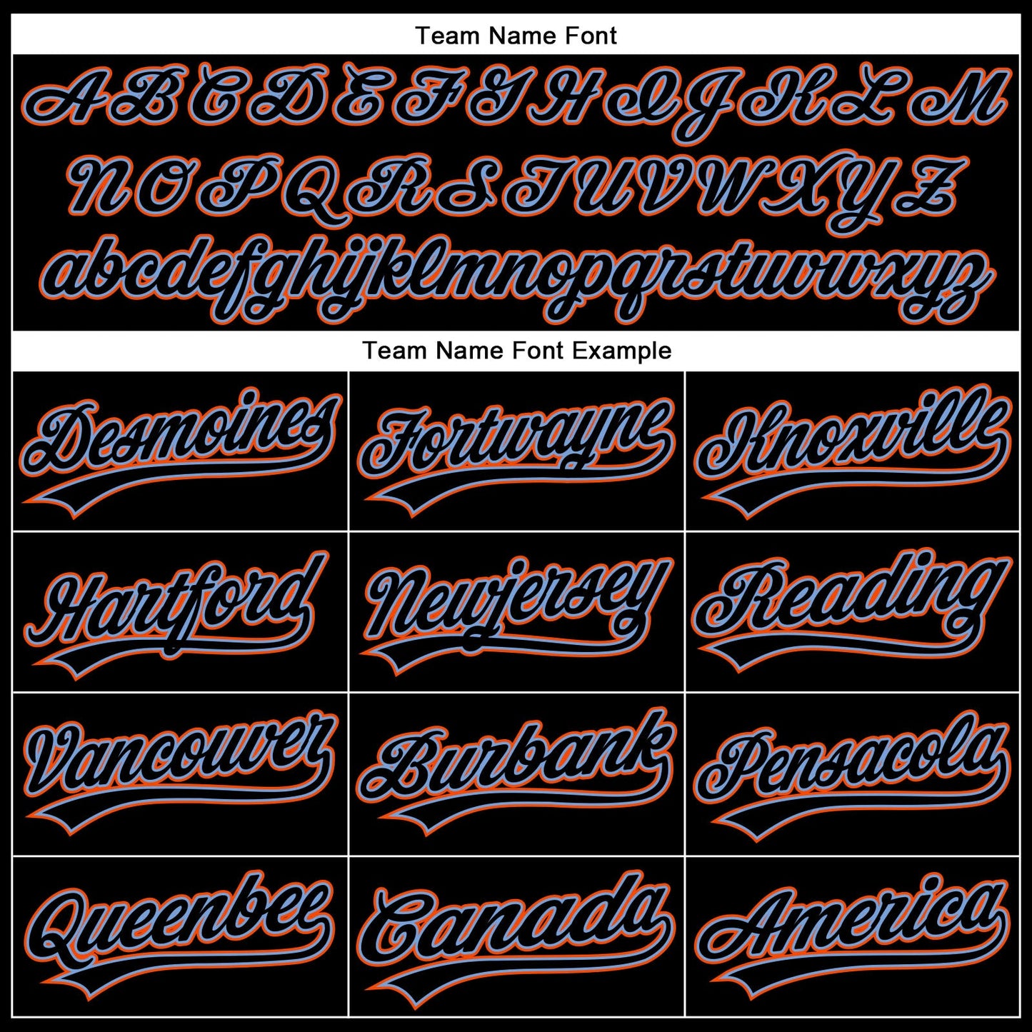 Custom Black Black Powder Blue-Orange Performance Vapor Golf Polo Shirt view 4