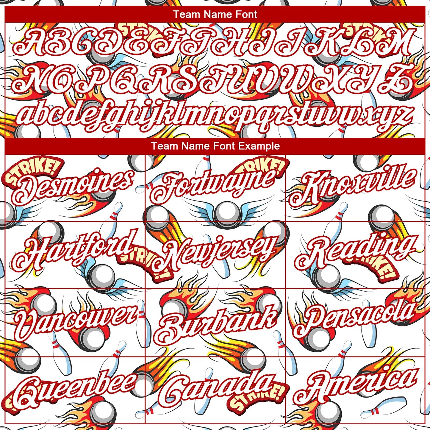 Custom White Red 3D Pattern Design Firely Bowling Performance Polo Shirt view 4