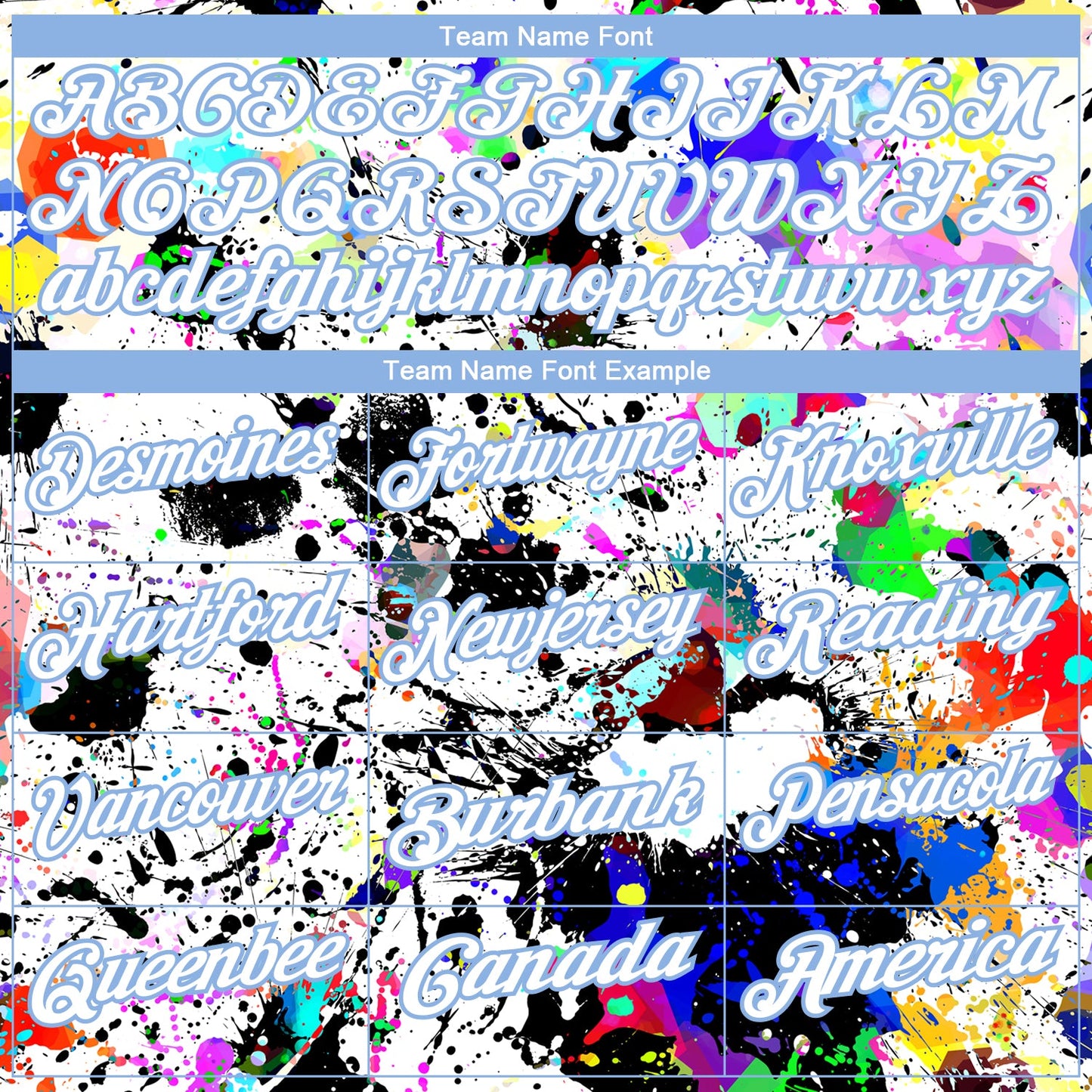 Custom Graffiti Pattern White-Light Blue 3D Splashes Performance Golf Polo Shirt view 4