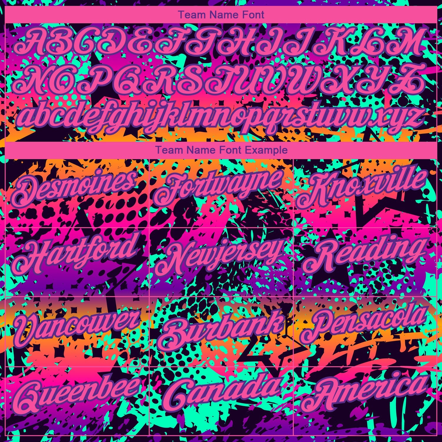 Custom Graffiti Pattern Pink-Purple 3D Performance Golf Polo Shirt view 4
