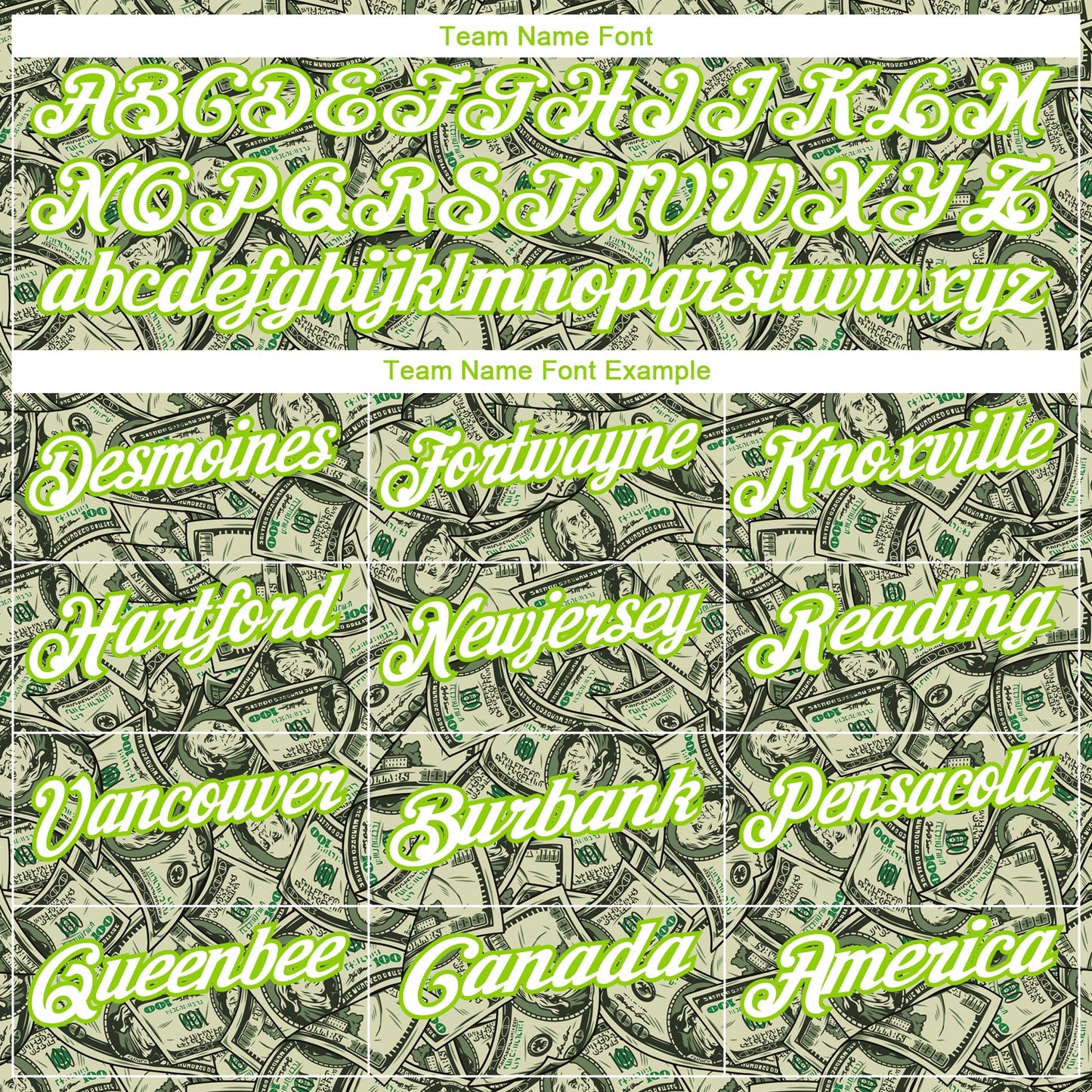 Custom Green White-Neon Green 3D Pattern Design Dollar Performance Golf Polo Shirt view 4