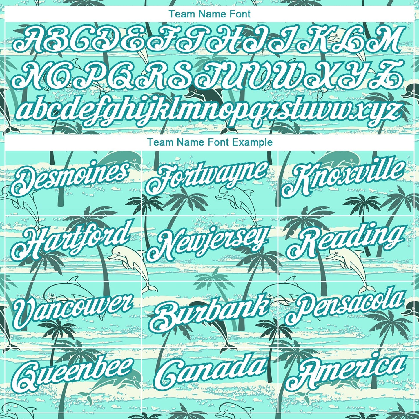 Custom Teal White 3D Pattern Design Hawaii Palm Trees Performance Golf Polo Shirt view 5