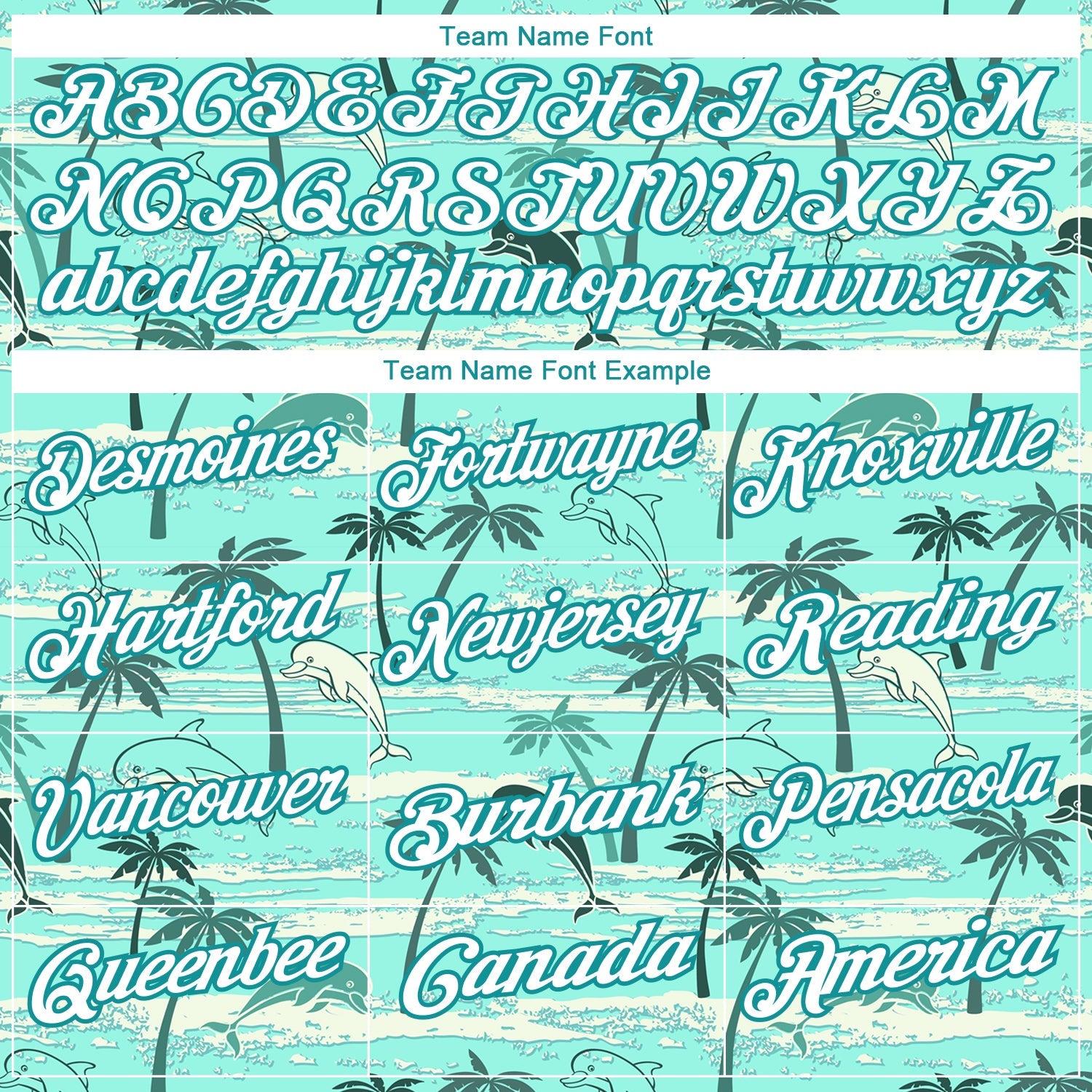 Custom Teal White 3D Pattern Design Hawaii Palm Trees Performance Golf Polo Shirt view 5